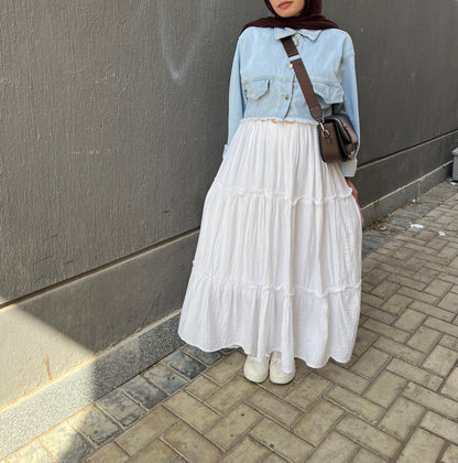 White skirt
